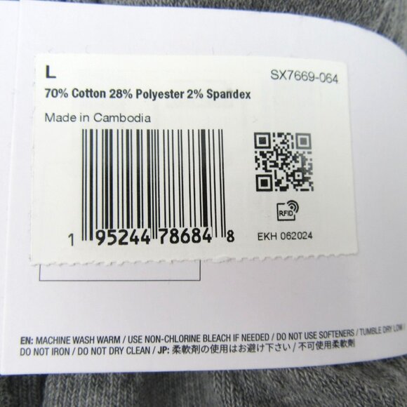 Nike Everyday Cushioned Ankle Socks Dri-Fit Men's Size 8-12 Grey 6 Pack NEW - Picture 9 of 9